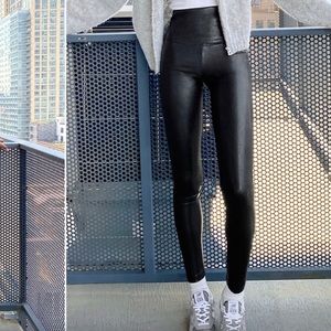 Aritzia Faux Leather Wilfred Free Daria Pant